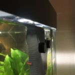 Aquarium-filter attached securely & flexibly