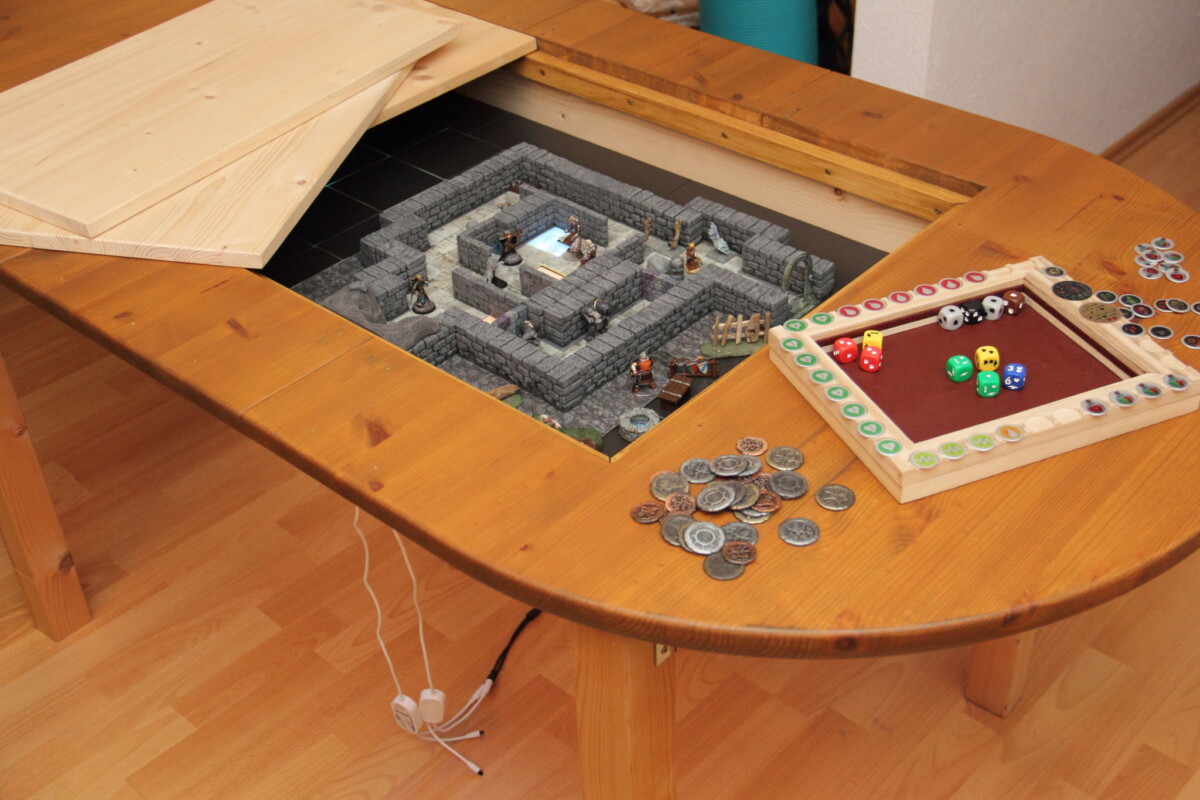 Table-top game table