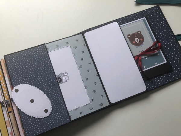 Magnetic closures for self-made photo albums