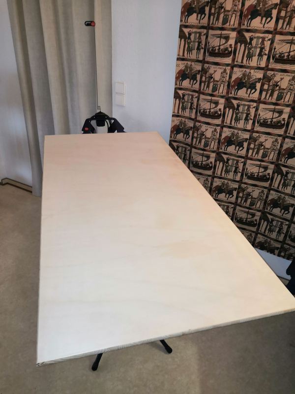 Wooden board for worktop