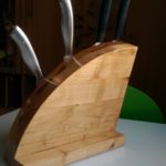 Messerblock 2 150x150 - Magnetic knife holder - cherry wood