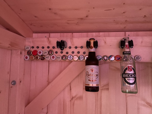 Crown caps and bottles